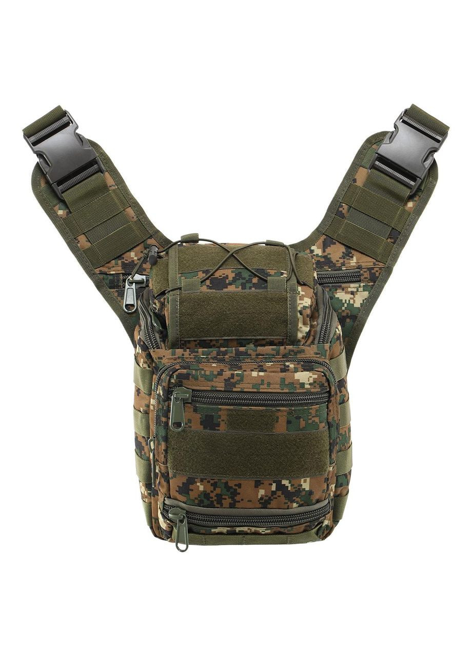 Сумка тактичная многоцелевая через плечо SILVER (нейлон, оксфорд 900D, р-р 25х23х10см, 6л, Камуфляж SILVER KNIGHT (361437416)