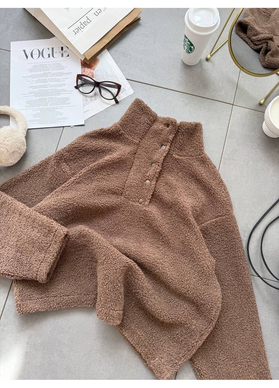 Худі-анорак з еко-хутра No Brand (366391830)