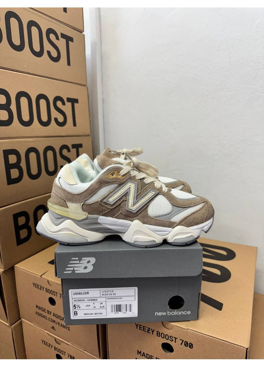 КРОССОВКИ ЖЕНСКИЕ NEW BALANCE 9060 DRIFTWOOD НЬЮ БЕЛАНС 9060 No Brand комбинированные демисезоны (367171293)
