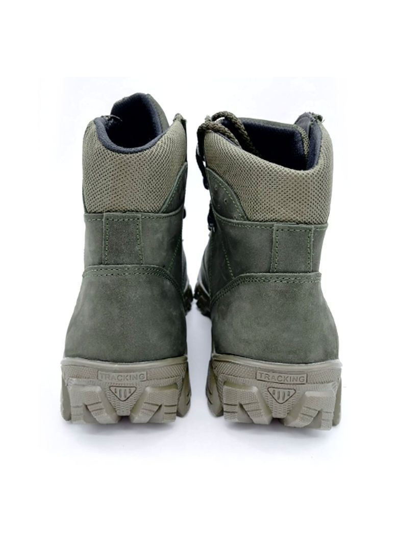 Чоловічі високі шкіряні черевики зеленого кольору. 42 (27см) Crossav (370072631)