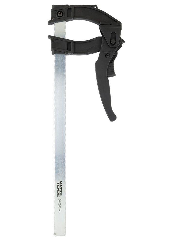 Струбцина реечная быстрозажимная GM тип "F" 300х90 мм сила зажатия 600 Н (07-0015) Mastertool (311557974)