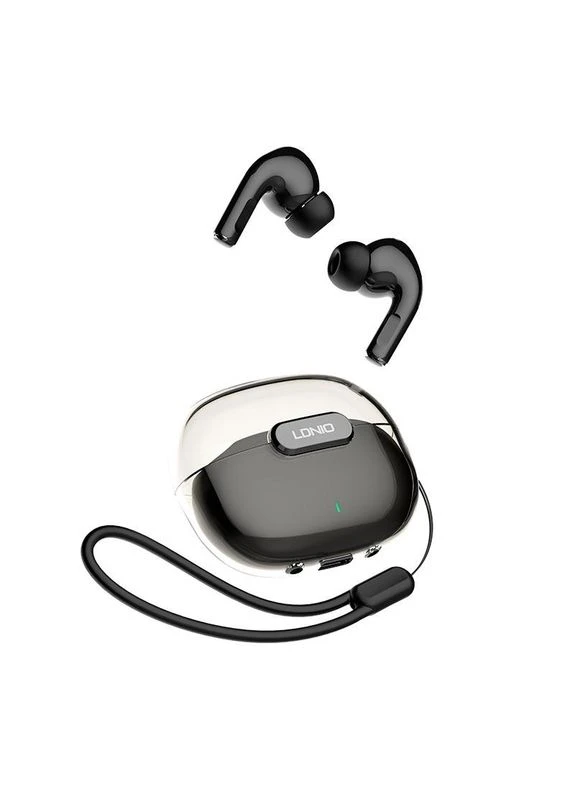 Навушники бездротові Bluetooth T02 у кейсі, чорні Ldnio (364630087)