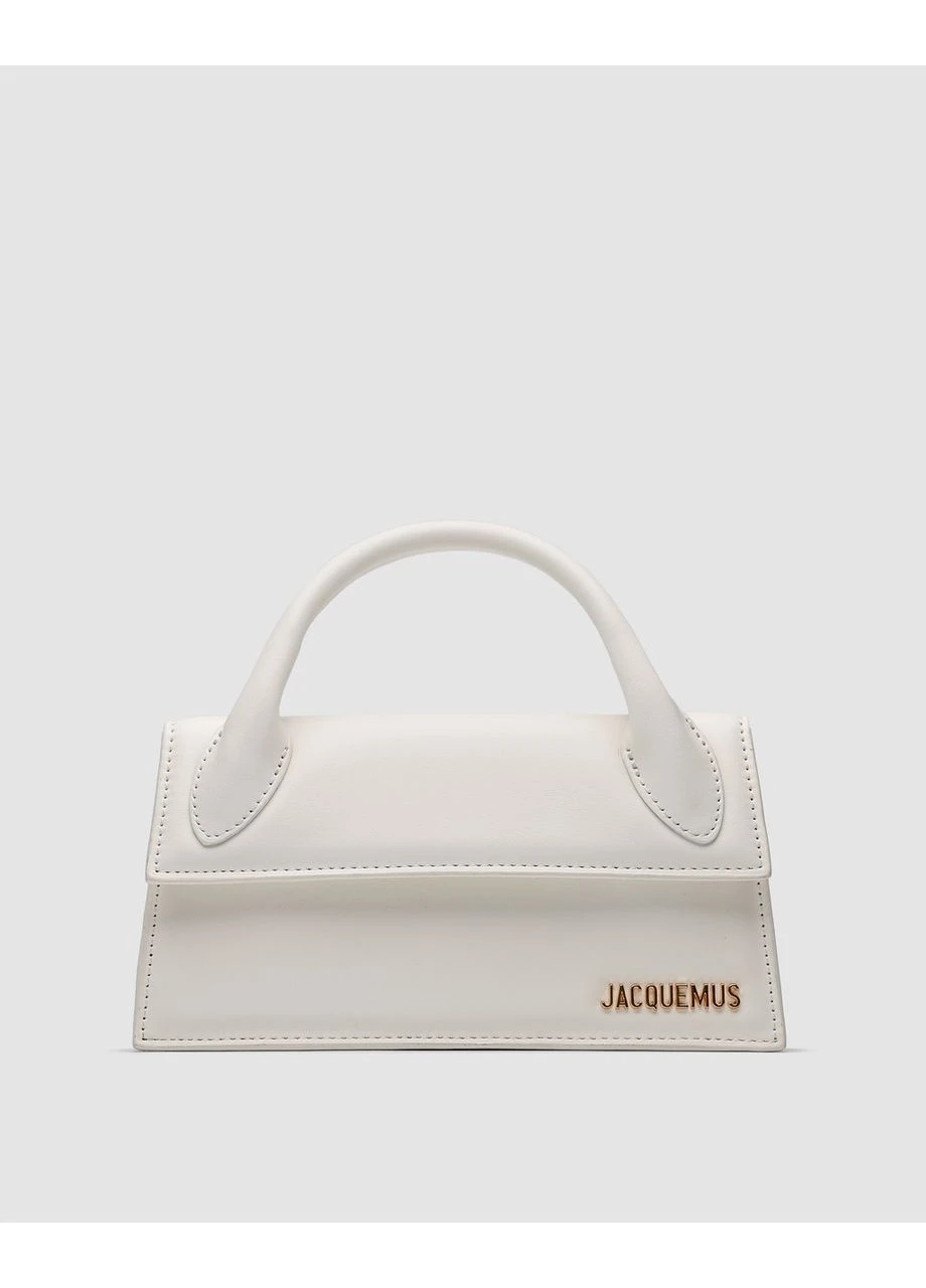 Сумка Jacquemus Le Chiquito Long White Leather Top Жакмю́с (377176912)