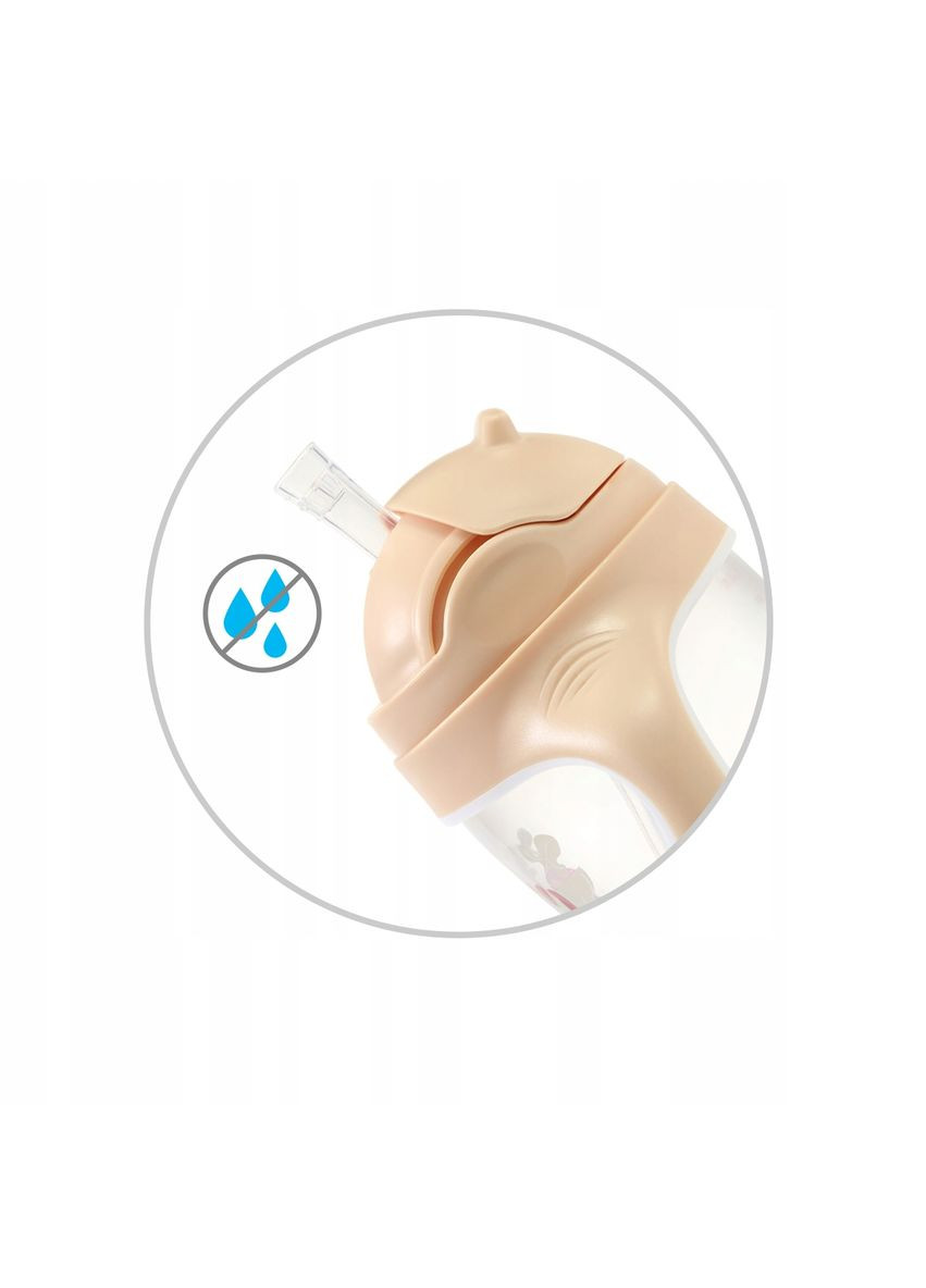 Поилка-непроливайка с отягощенной соломкой и герметичной крышкой Линивец 6+ 240 мл () BabyOno 1464/04 (335029751)