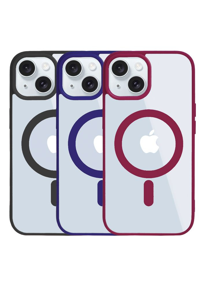 Чохол NEW TPU with Magsafe для iPhone 15 Plus Black Color Apple iPhone 15 Plus 2023 (335874389)