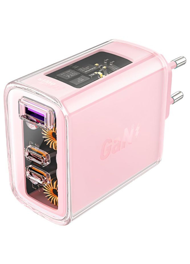 Зарядний пристрій 3xUSB 65W (2xUSB-C+USB-A) Gan A45 Fast Charger Cherry blossom Acefast (323000771)