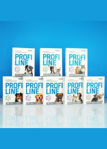 Нашийник Profiline для великих порід собак 70 см, фуксія (інсектоакарицид) ProVET (329141530)