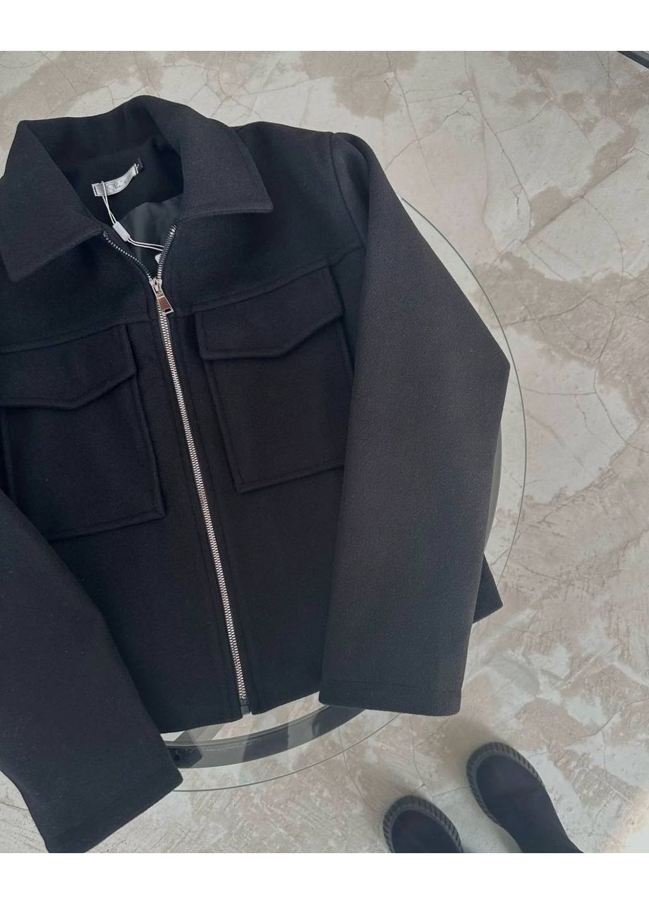 Стильний кашеміровий бомбер Oversize – Розмірна сітка в описі GD/GL Модний простір на блискавці (364966405)