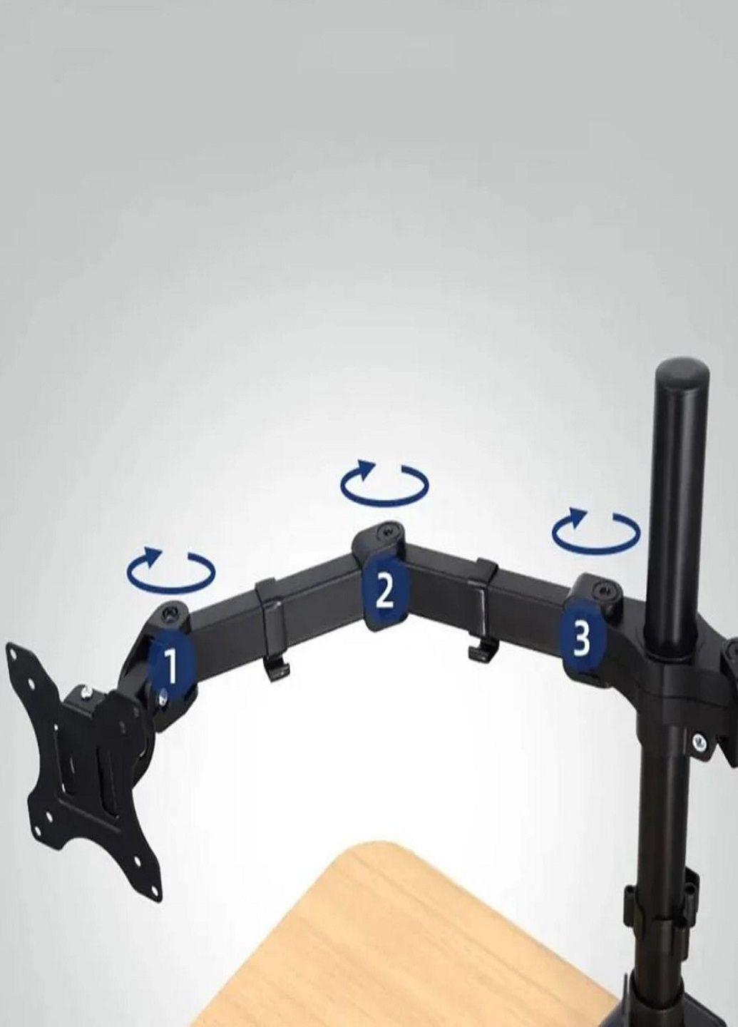 Крепление для двух мониторов 9629 Настольный кронштейн для монитора VTech (326809498)