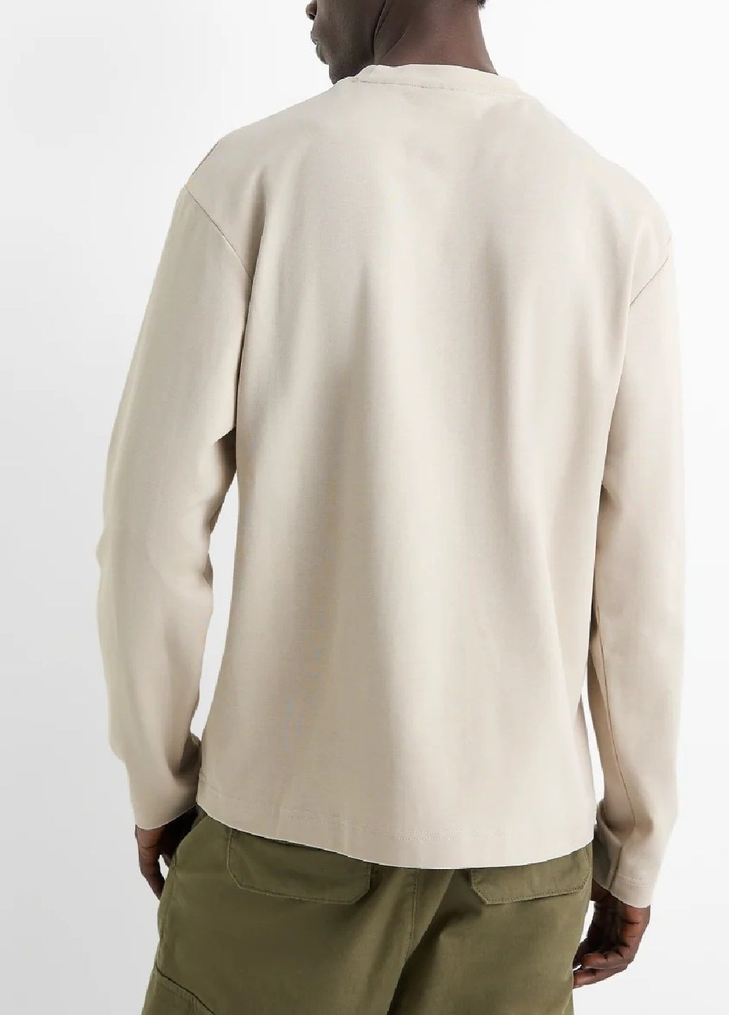 Лонгслів C&A однотонний бежевий