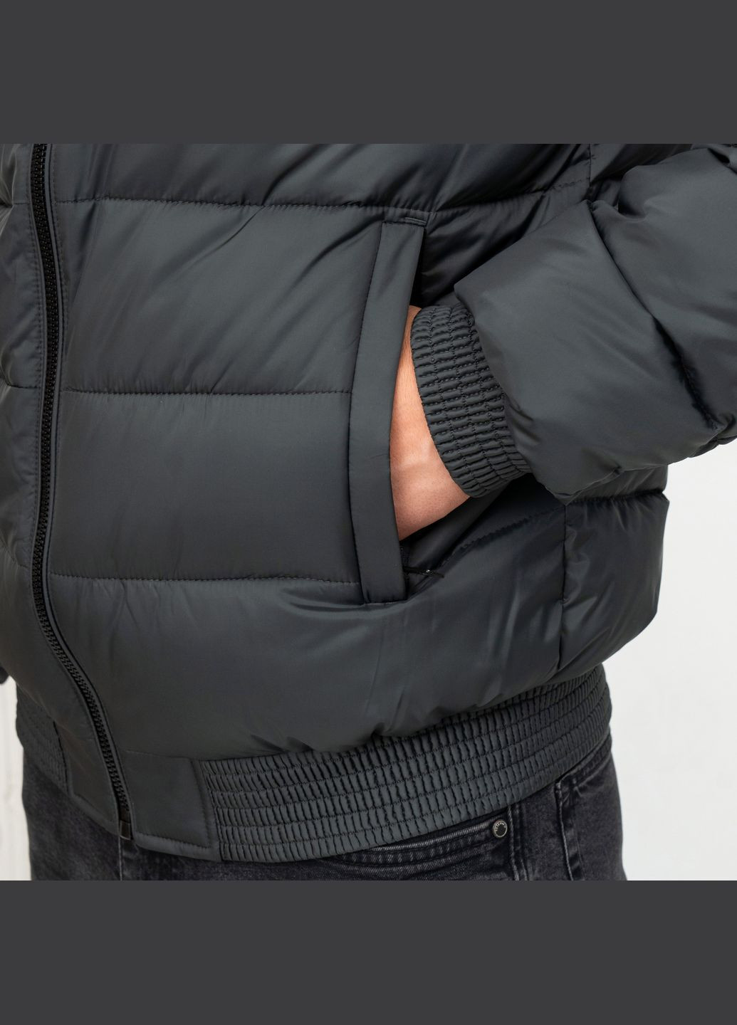 Оливкова зимня зимова чоловіча куртка великого розміру SK