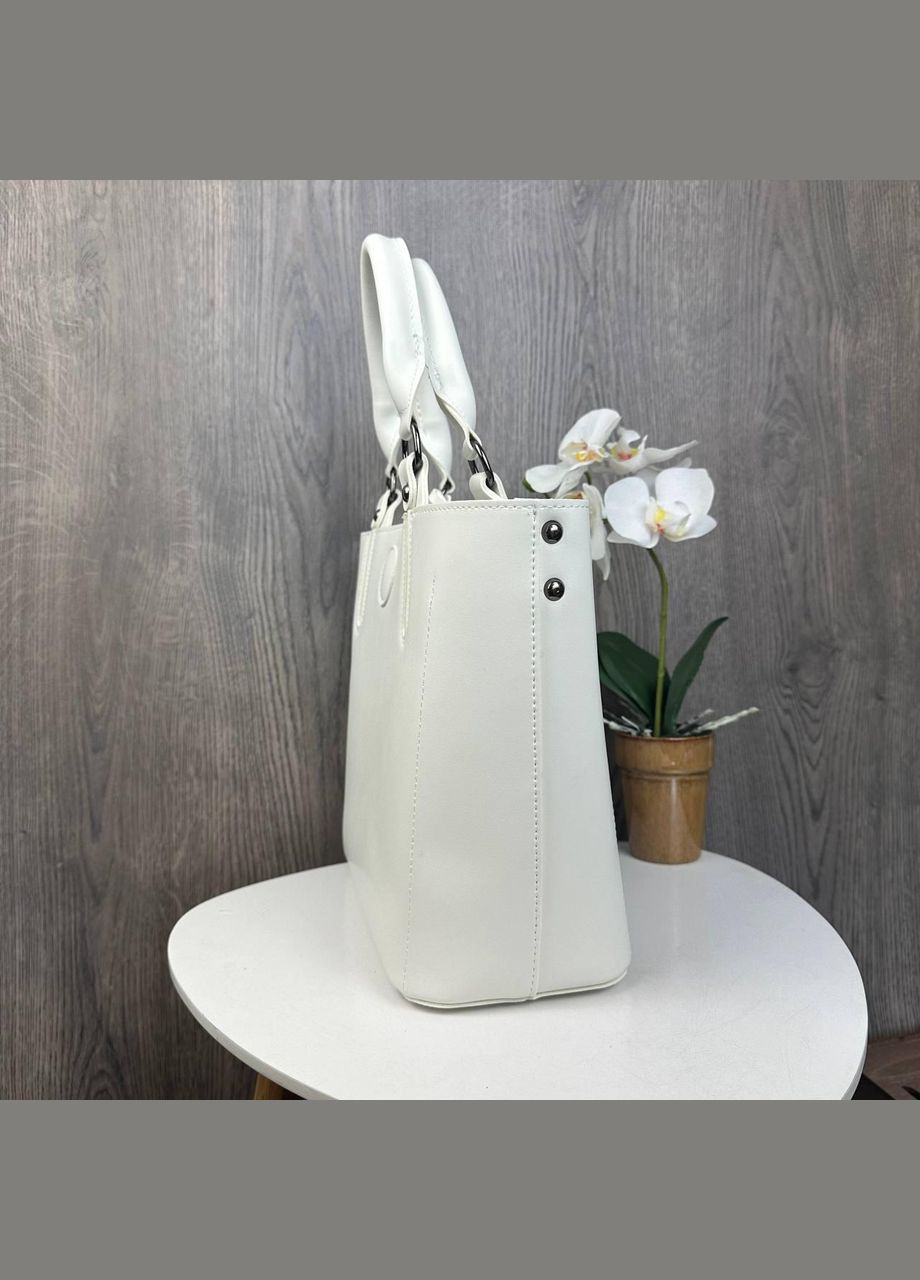 Велика жіноча сумка з брелоком вінчиком No Brand (334730586)