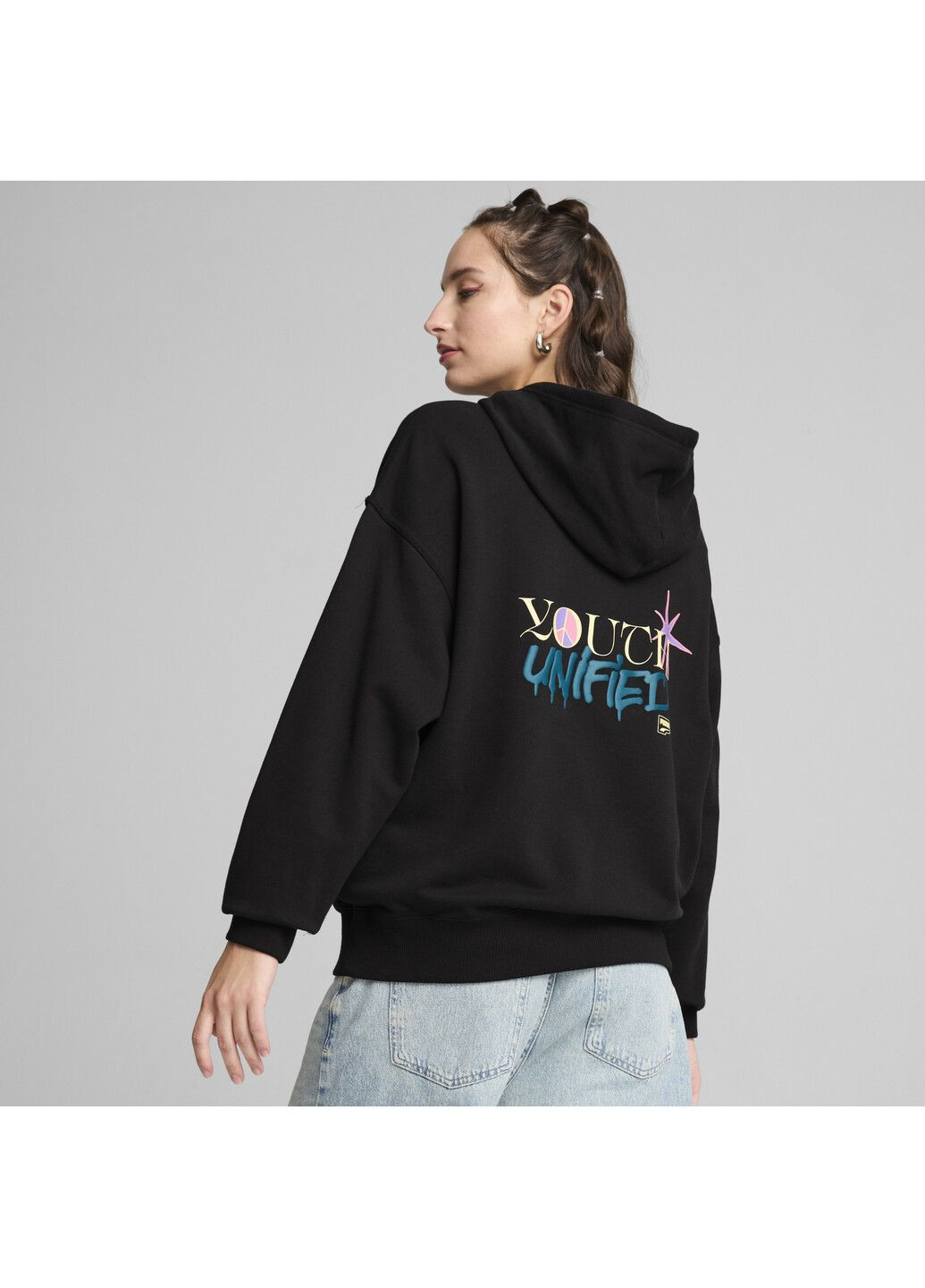 Худі DOWNTOWN Oversized Hoodie Women Puma (304975731)