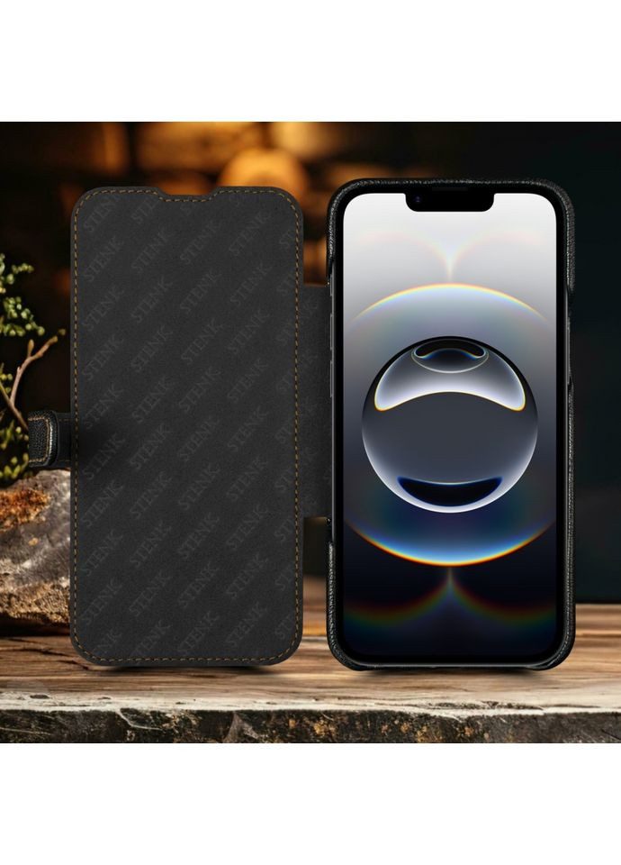 Чохол книжка Premium для Apple iPhone 16e Чорний (79314) Stenk (359472699)