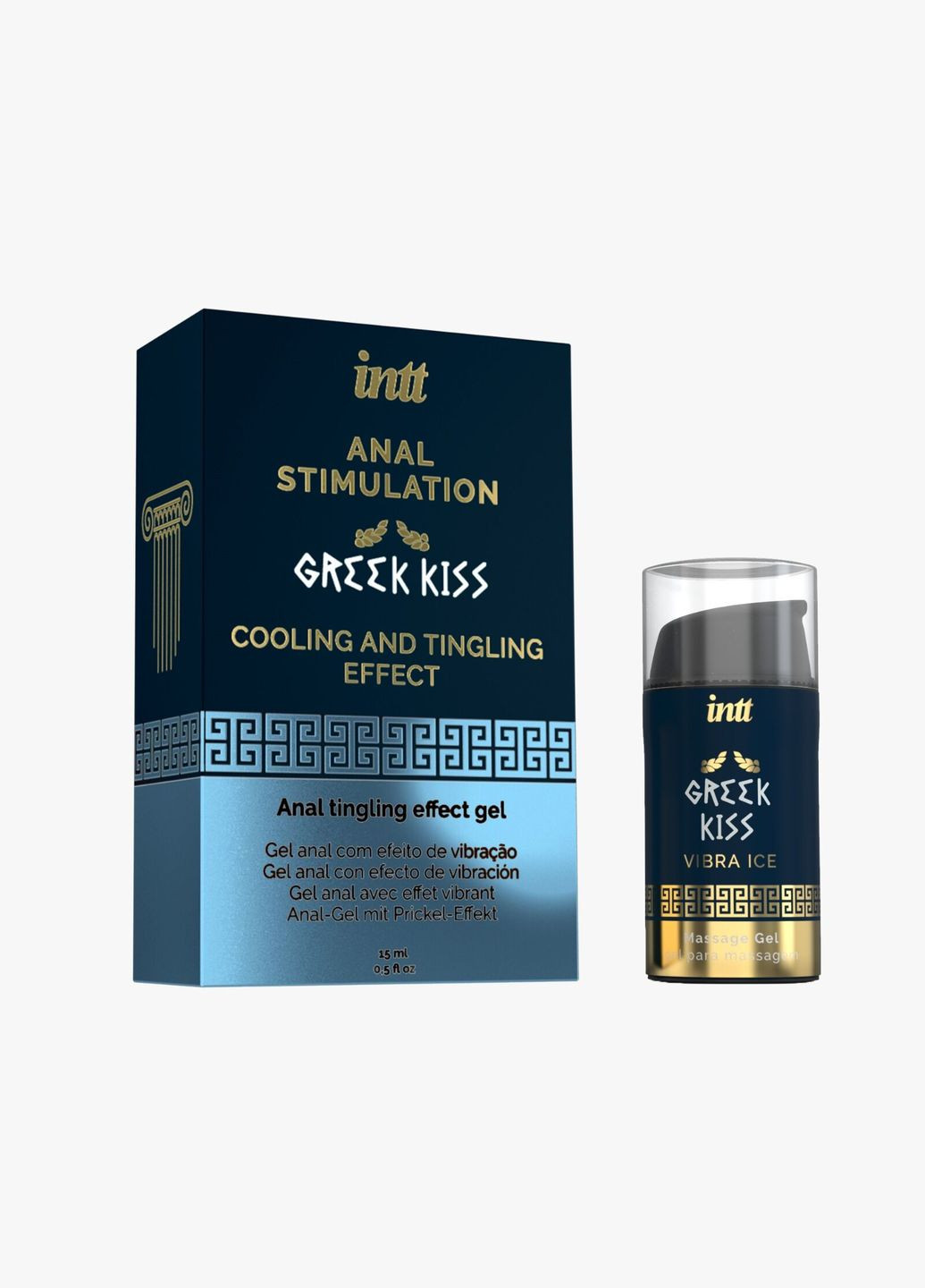 Стимулювальний гель для анілінгусу, римінгу й анального сексу Greek Kiss (15 мл) Intt (360967060)