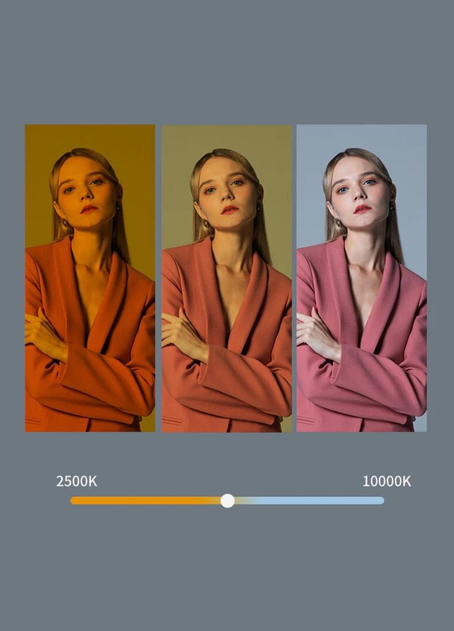 Накамерне світло RGB Ordro SL-120 8W 2500K-10000K CRI≥95 для фото та відео 3000 mAh Selfie (317914220)