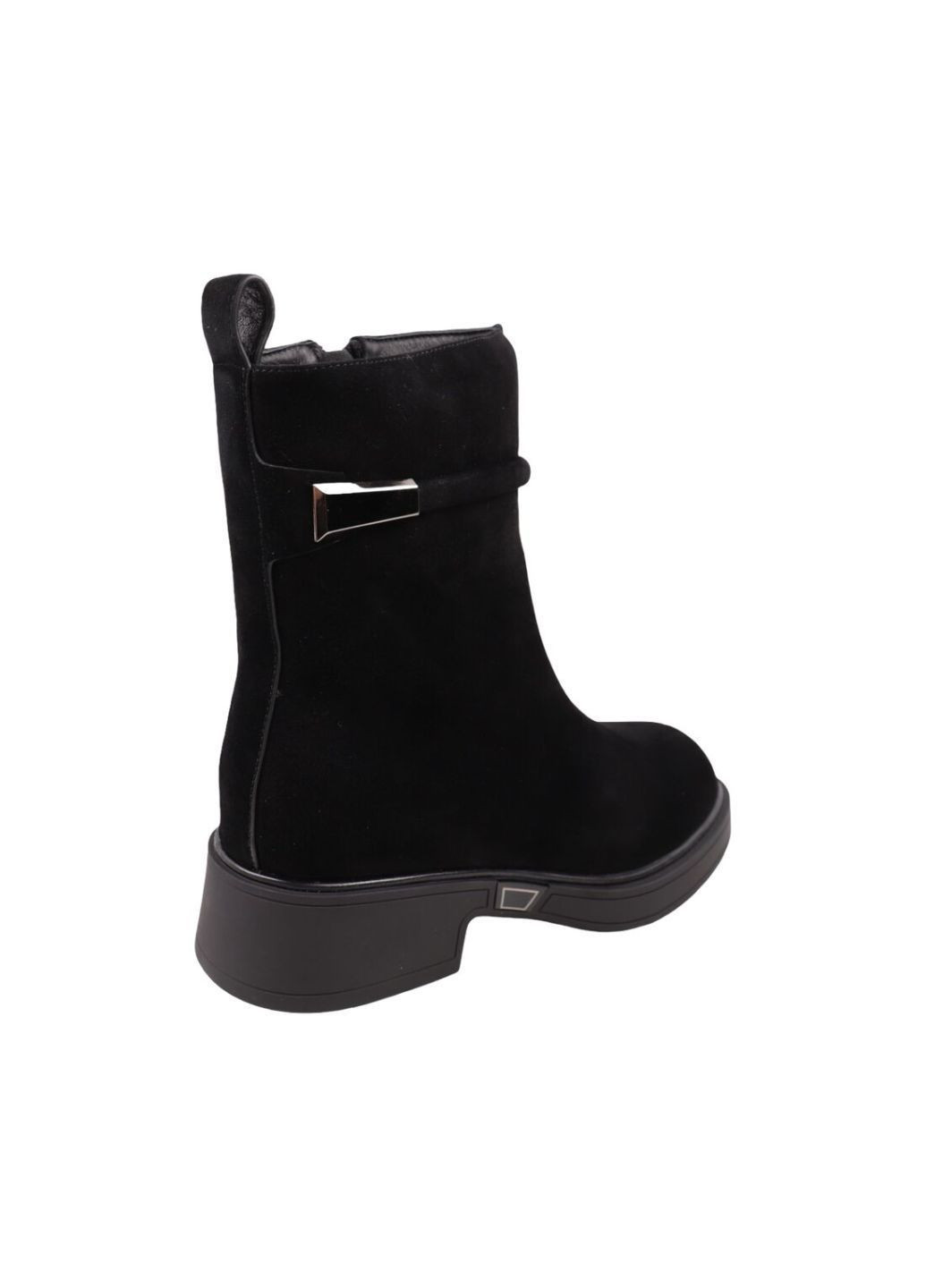 Черевики жіночі чорні натуральна замша Geronea 1083-26ZHC (370381995)