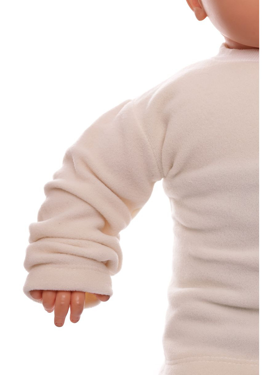 Синий зимний костюм с длинным рукавом для мальчика флисовый слон синий 68 см (26358) BABYKROHA