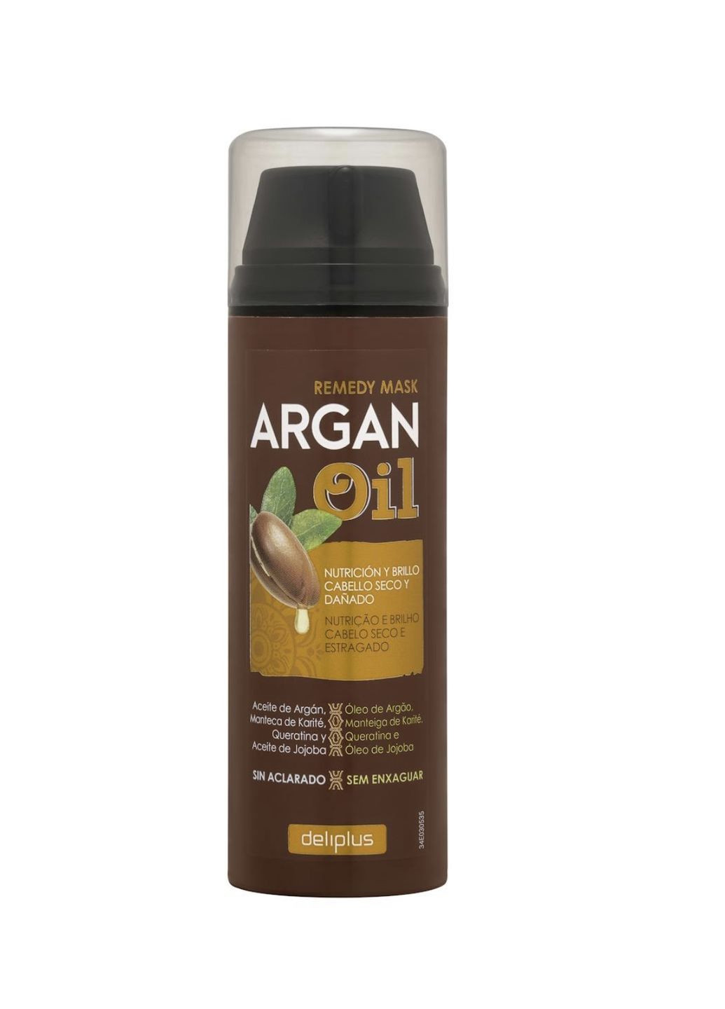 Несмывающаяся маска Argan Oil для сухых и поврежденных волос Deliplus (293510500)