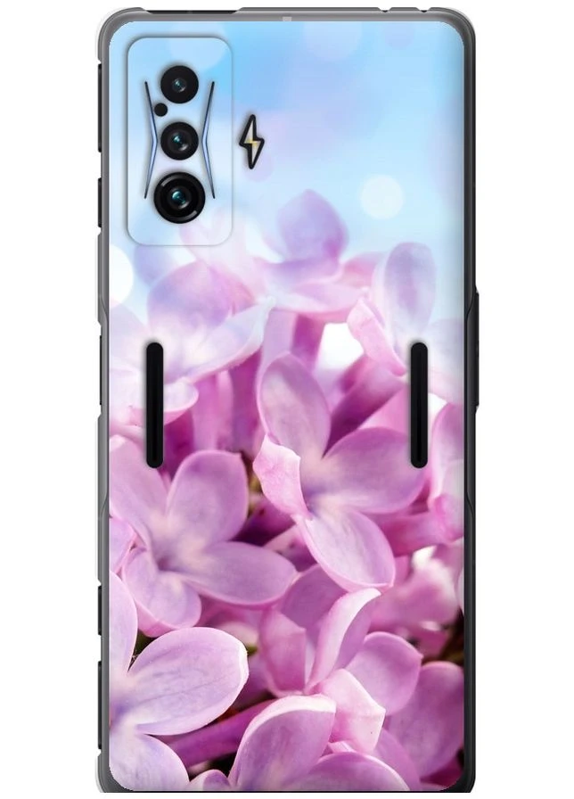 Силиконовый чехол 'Сирень' для Endorphone Xiaomi Poco F4 GT (378344205)