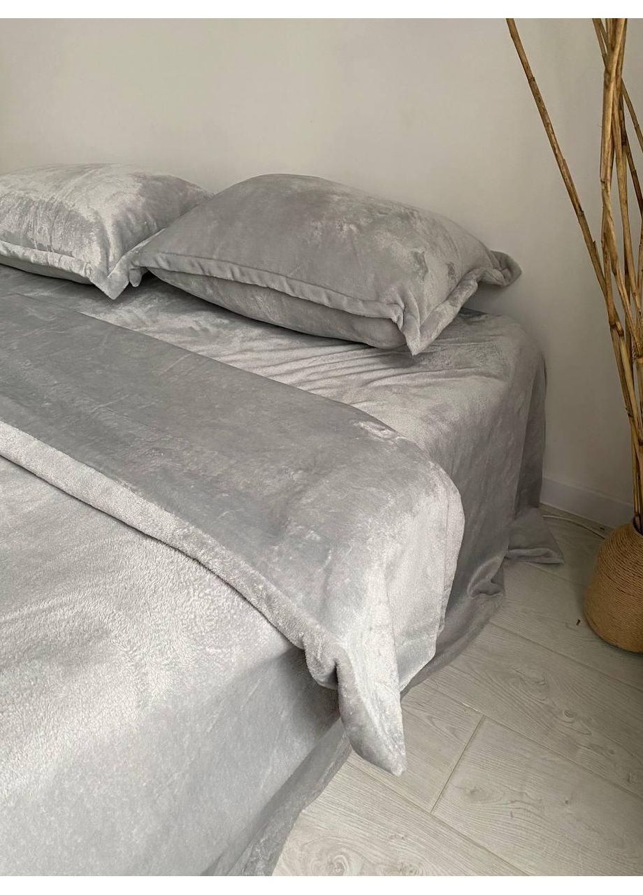 Постельное белье, плюш Двуспальный размер, наволочки 50/70 No Brand (363193890)