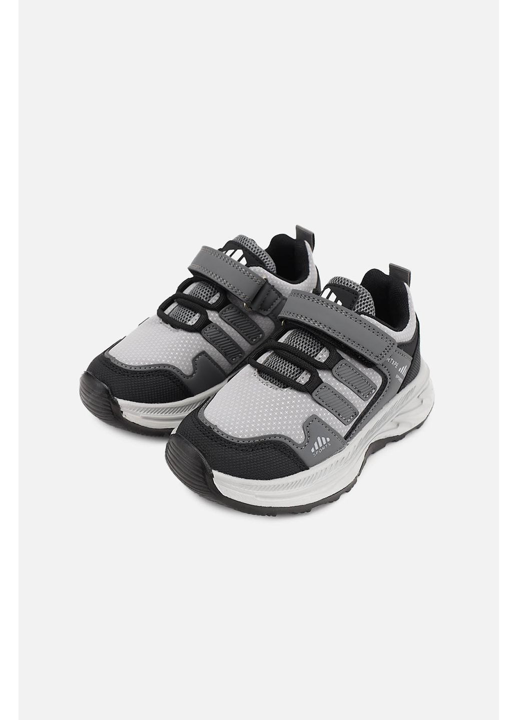 Сірі Осінні кросівки для хлопчика колір сірий цб-00282168 Bessky