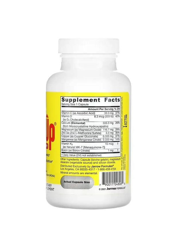 Кальций гидроксиапатит с минералами 1000 мг, 90 капсул Jarrow Formulas (302520968)