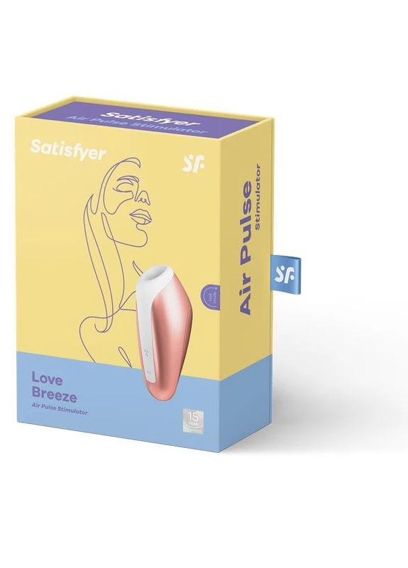 Безконтактний вакуумний стимулятор клітора Love Breeze кораловий Satisfyer (398335349)
