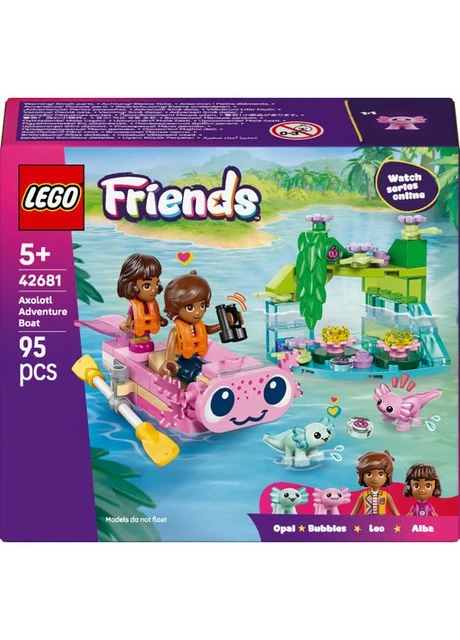 Конструктор Friends Приключенческая лодка «Аксолотль» (42681) Lego (375029888)