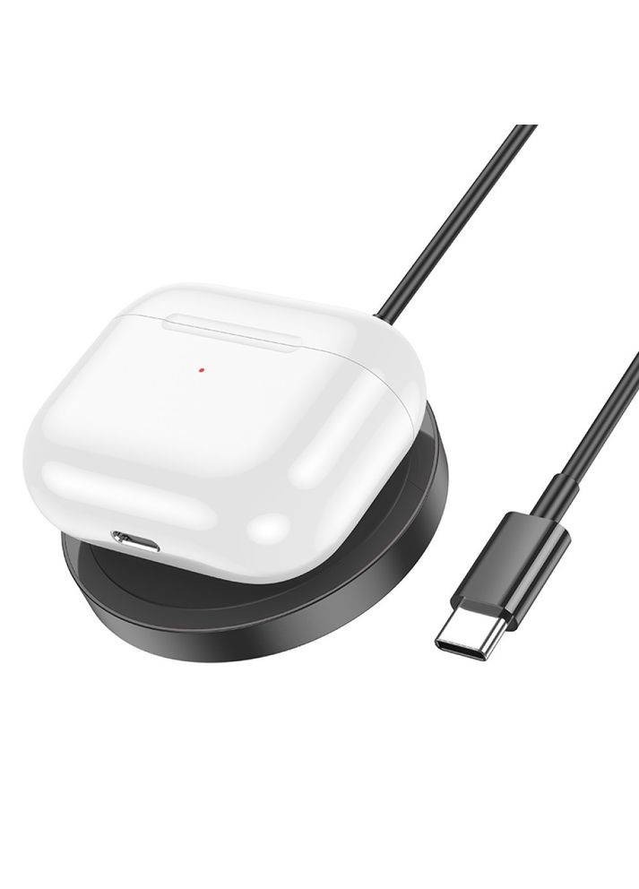 Бездротова зарядка для телефону, навушників iPhone, Airpods BQ23 |15W| Чорний Borofone (337350412)