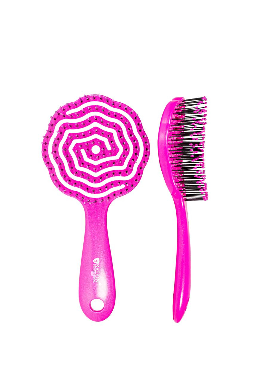 Щітка для волосся масажна, фіолетова Salon Professional (302723380)