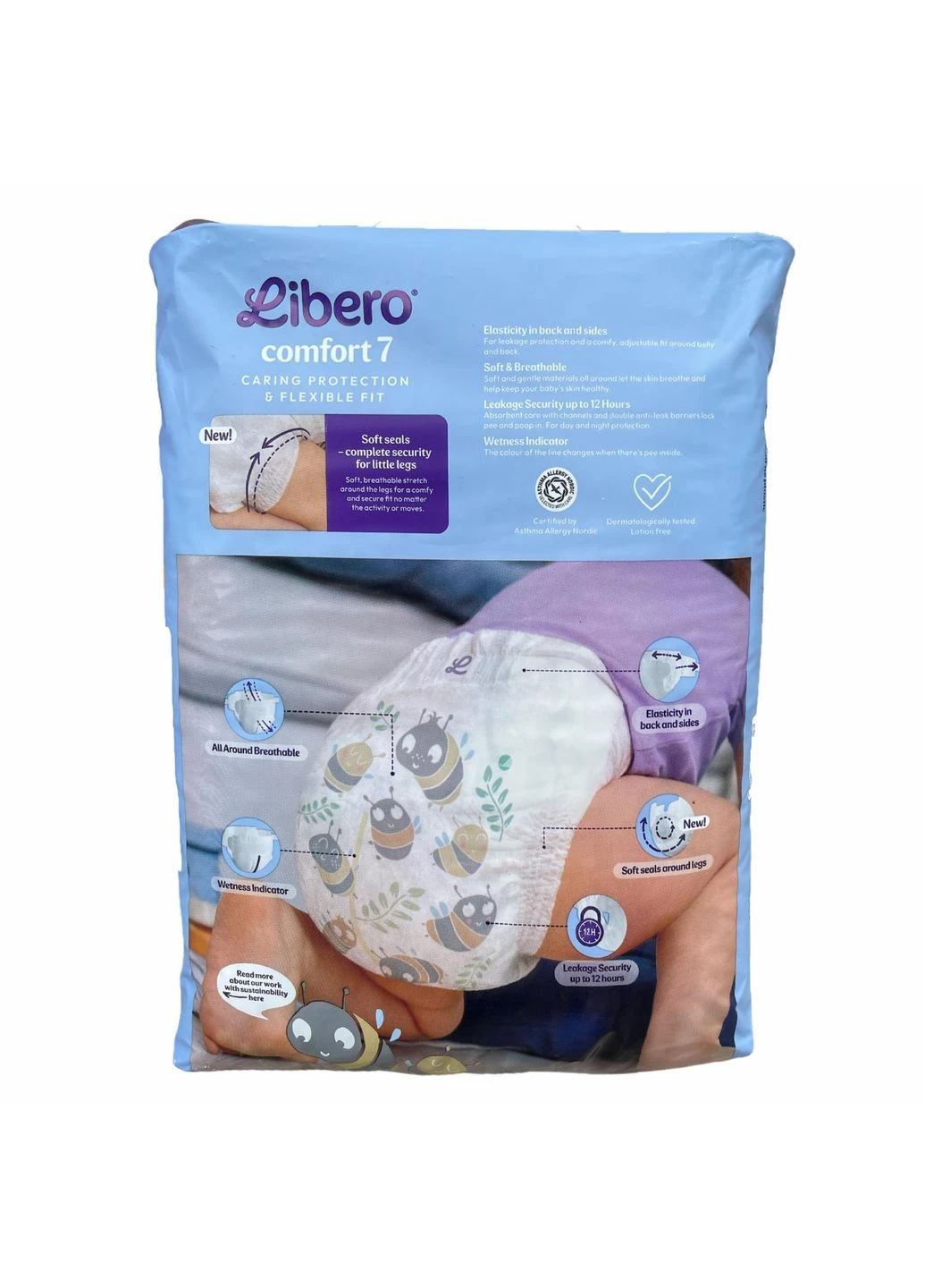 Підгузники Comfort 7 16-26 кг 21 шт (108728517) Libero (387585060)