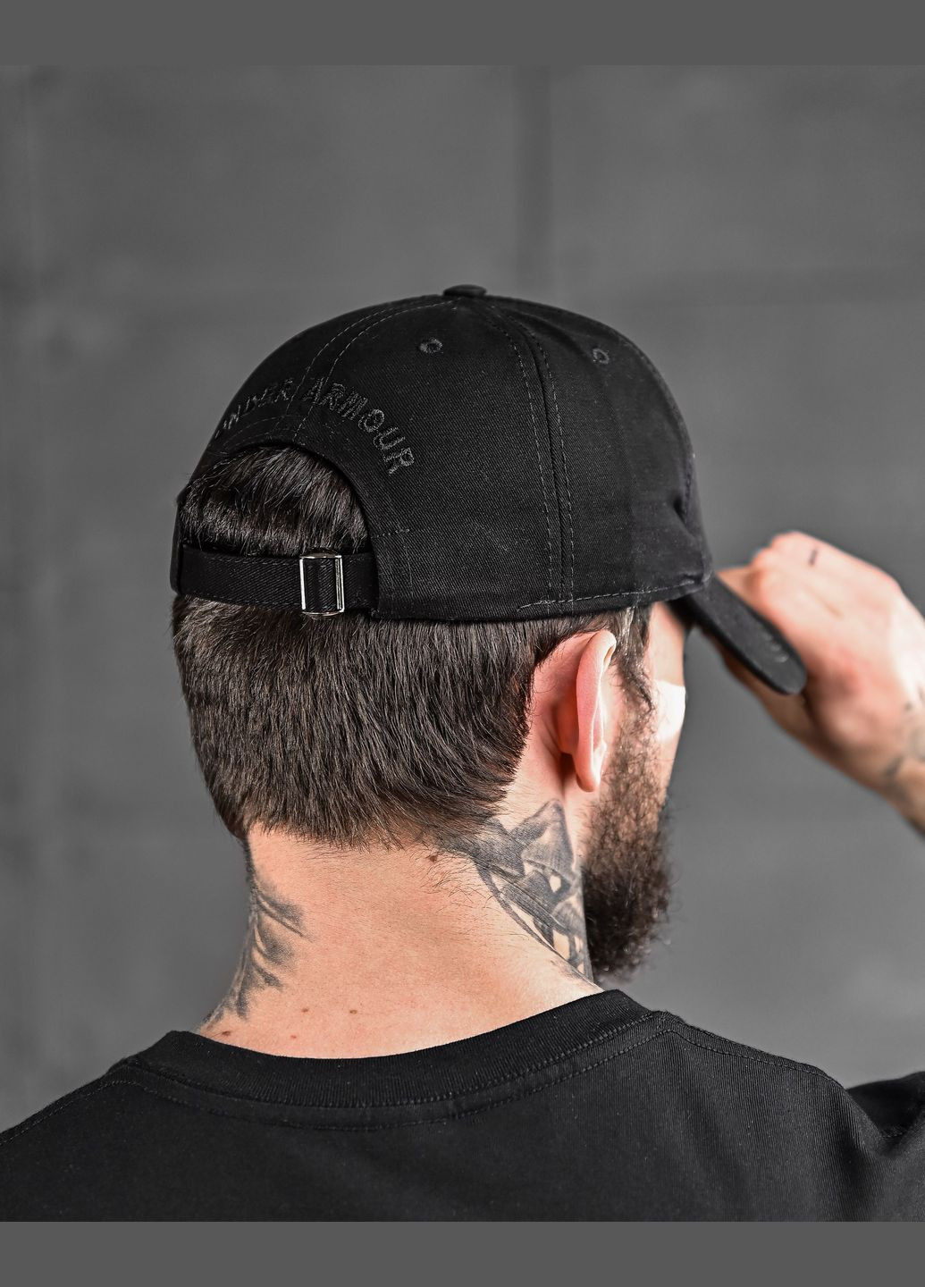 Стильная мужская кепка Under Armour черная Freedom (335014756)