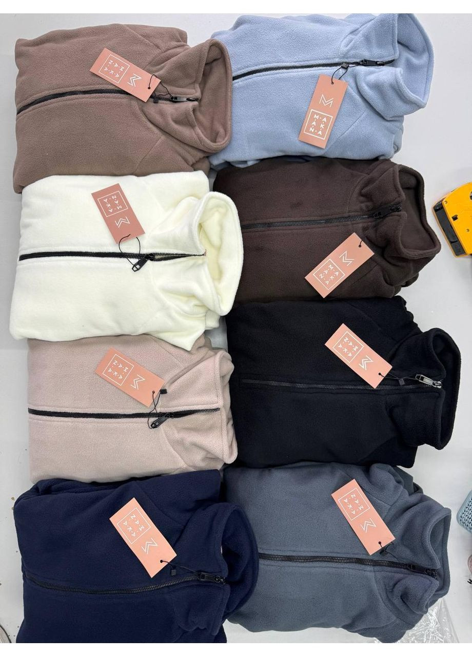 Костюм жіночій спортивний, теплий, на флісі, однотонний, з високи горлом No Brand Mana A30 (349454778)