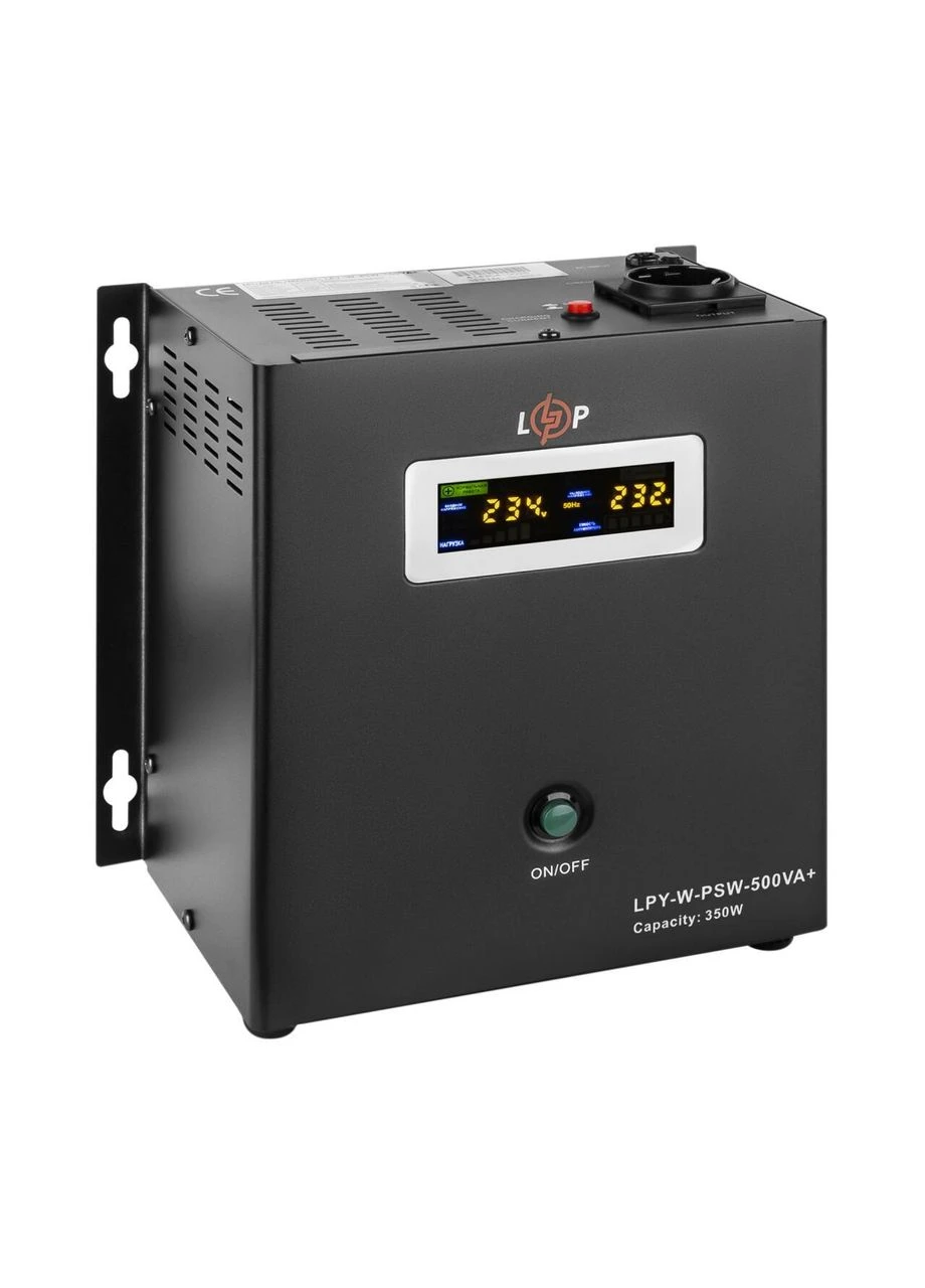 ДБЖ з правильною синусоїдою 12V LPY-W-PSW-500VA+(350Вт)5A/10A LogicPower (387613826)