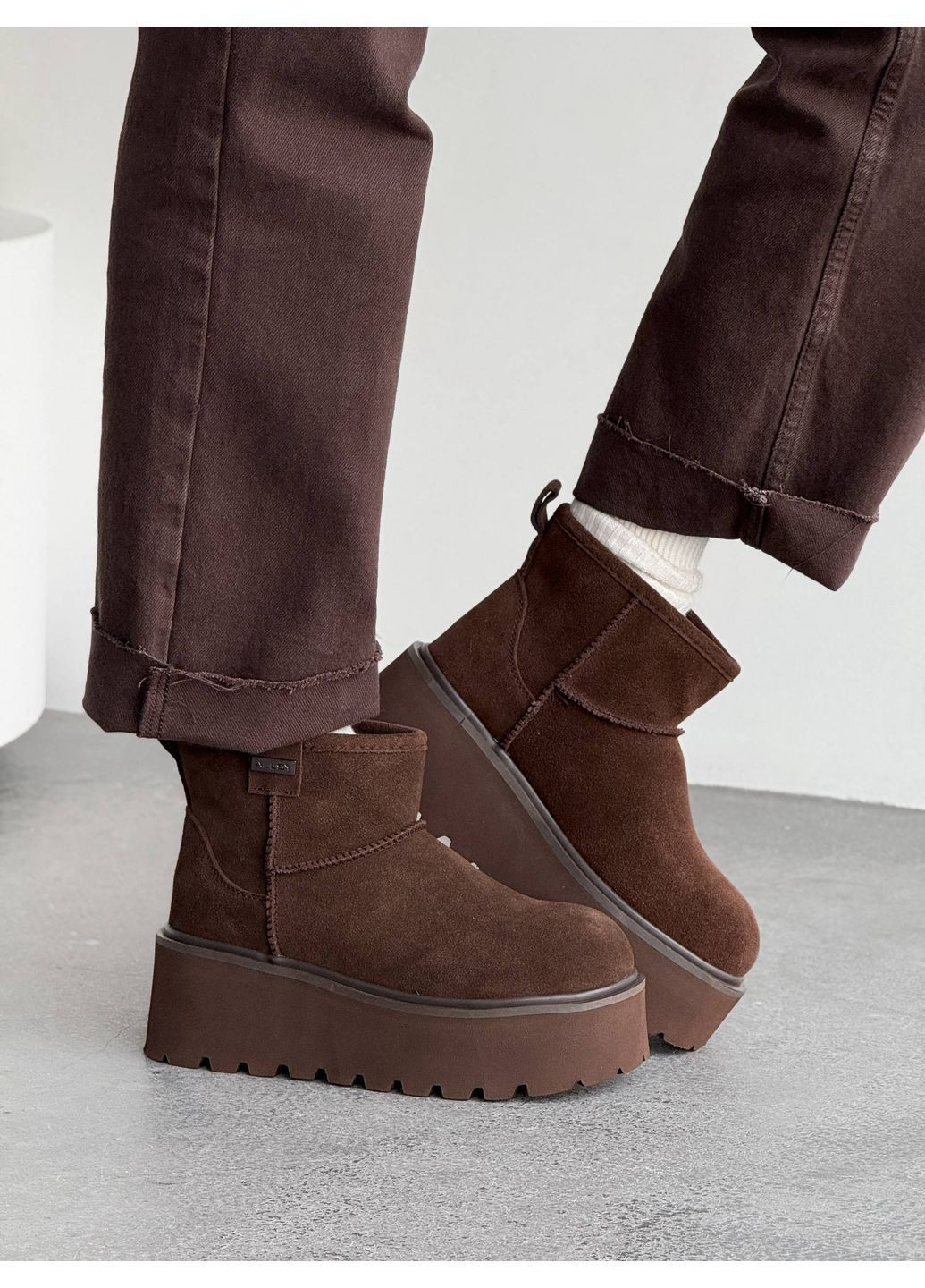 Коричневі уггі No Brand (367164665)