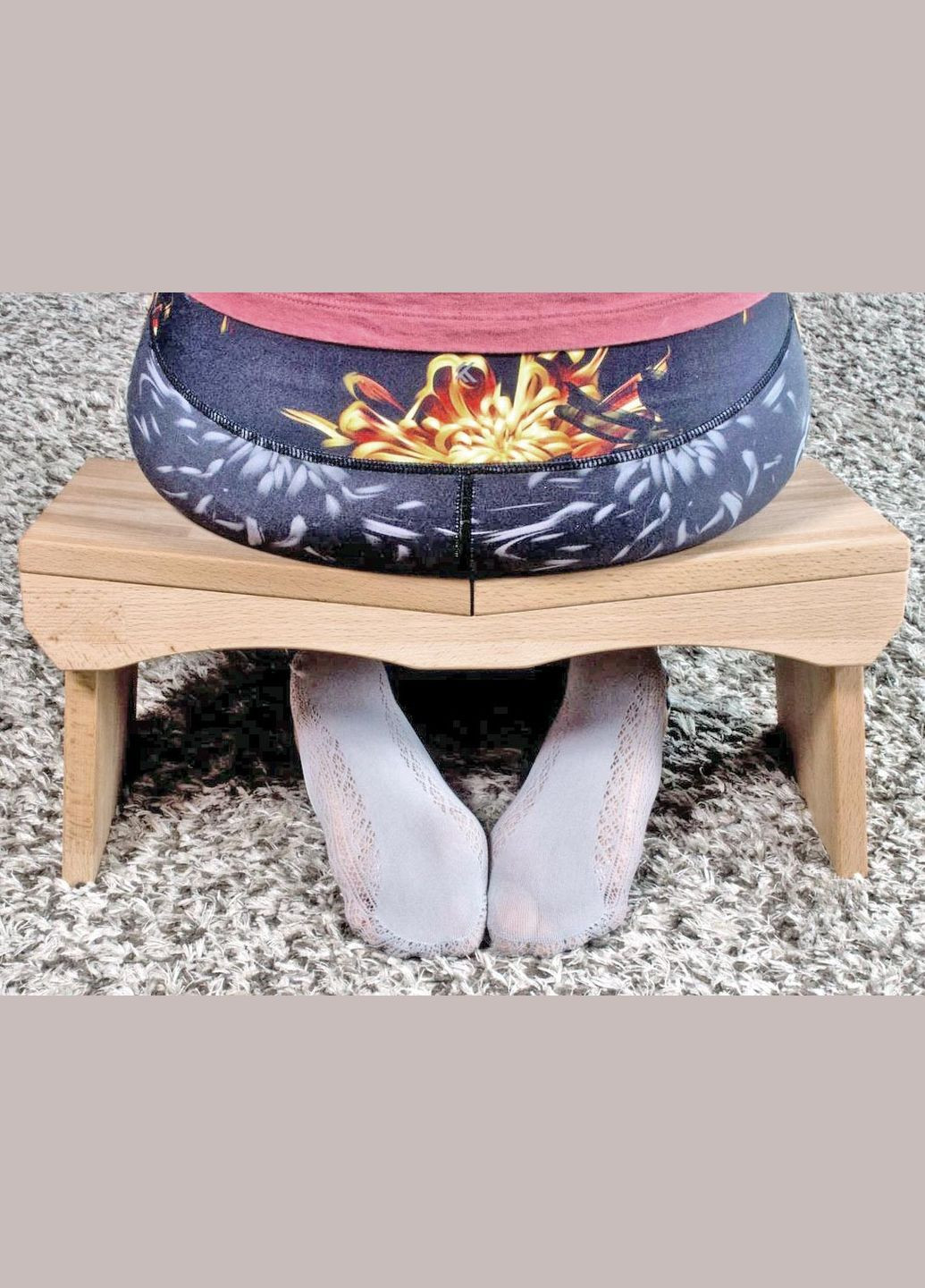 Лавка для медитації з дерева Карната бланже (СМЕ-000801) No Brand (328228315)