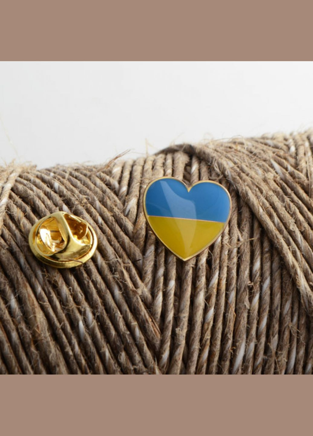 Значок патриотический сердце Украины. Dobroznak (280827167)