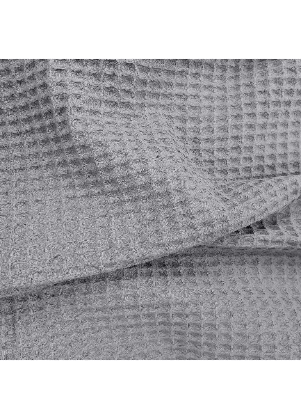 Плед-покривало вафельне 200х220 см Smoky Greek Waffle Сірий Cosas (369668469)