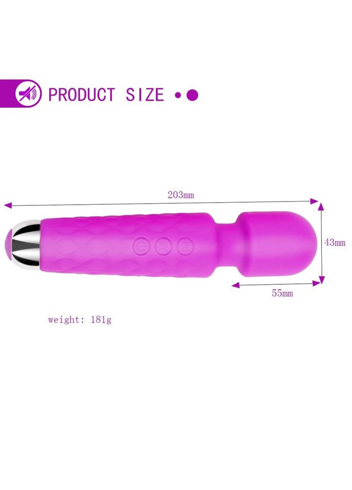 Мастурбатор для жінок 20 режимів вібрації 8 швидкостей. Стимулятор клітора No Brand (302002079)