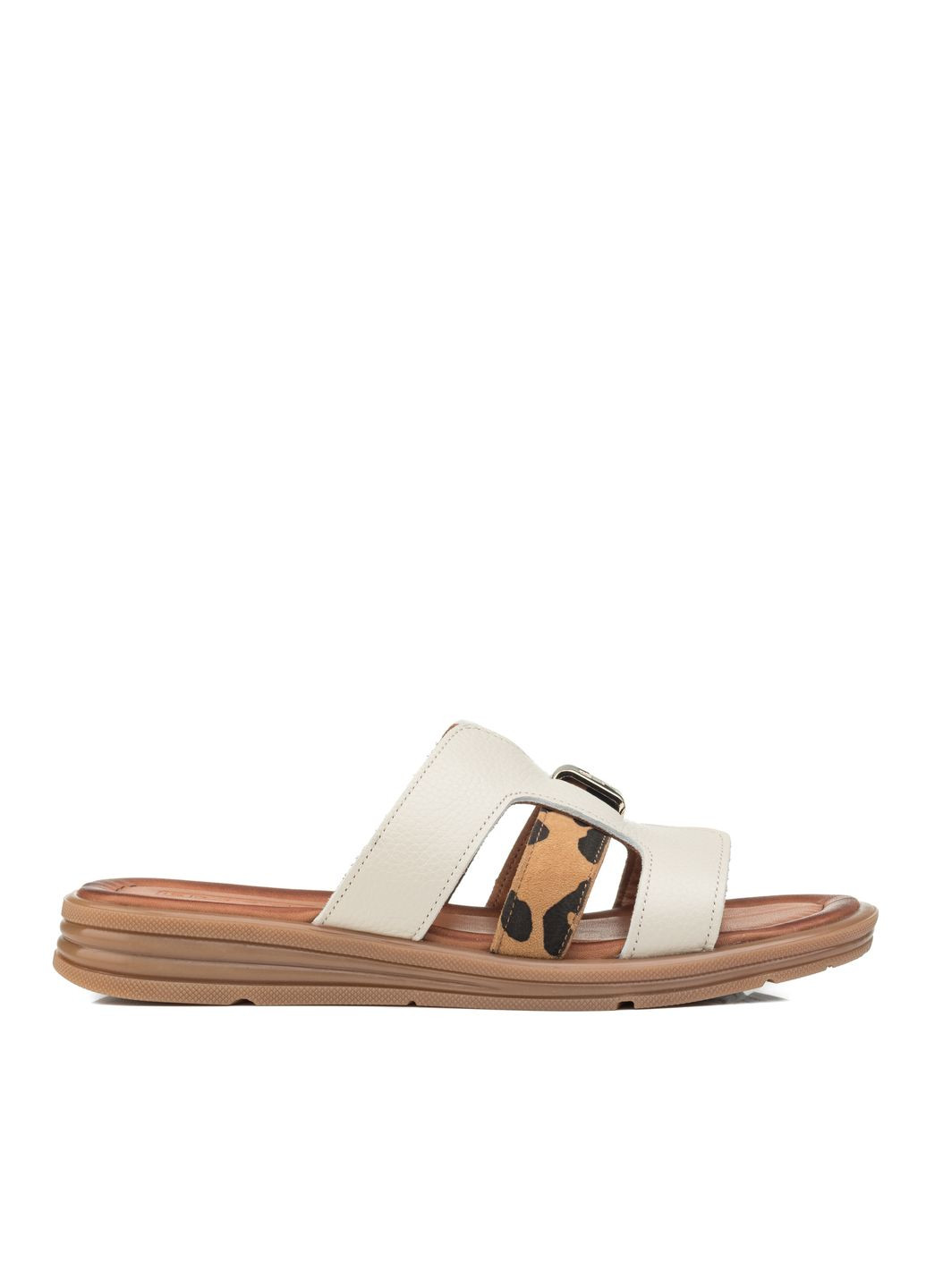 Бежевые шлепанцы (1595лz) Phany