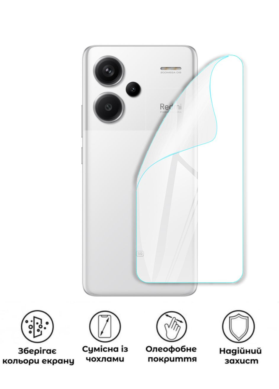 Захисна поліуретанова глянцева плівка Medium Armor на корпус смартфона Xiaomi Redmi Note 13 Pro Plus 5G GP (370871462)