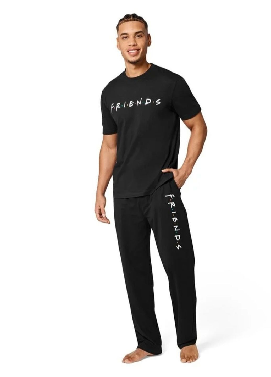 Домашній костюм тріко піжама friends Disney Реглан штани (368770285)