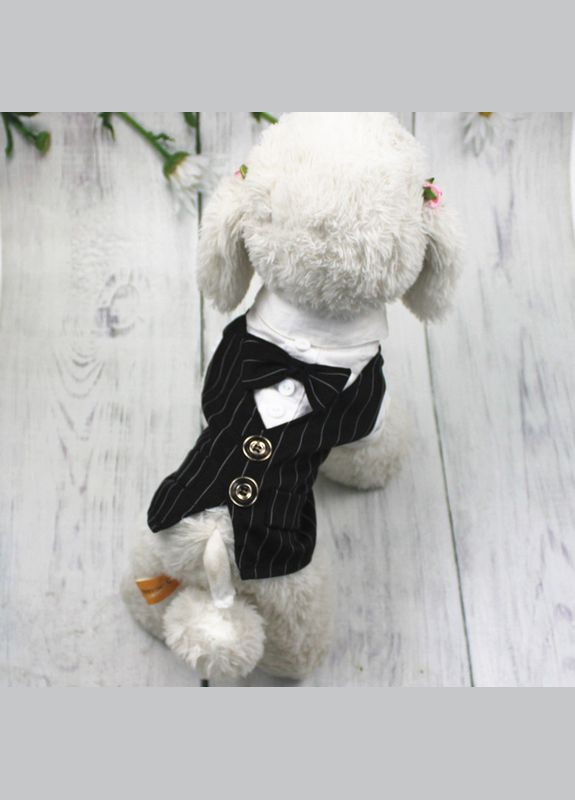 Костюм для собак Pet Style "Джентельмен" Чорнобілий S No Brand - (323236824)