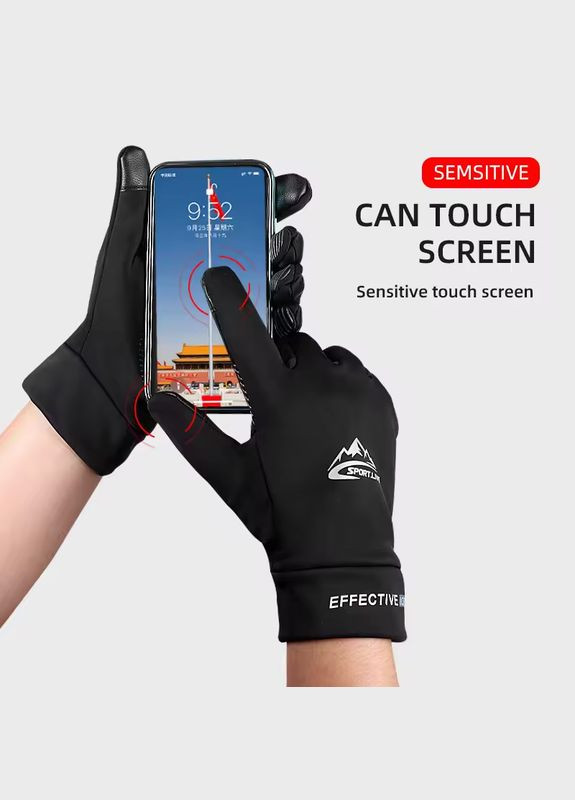 Дихаючі Сенсорні Рукавички Toelab M155 для Роботи з Сенсорним Екраном та Велоспорту пара (4024348) Clefers (306459806)