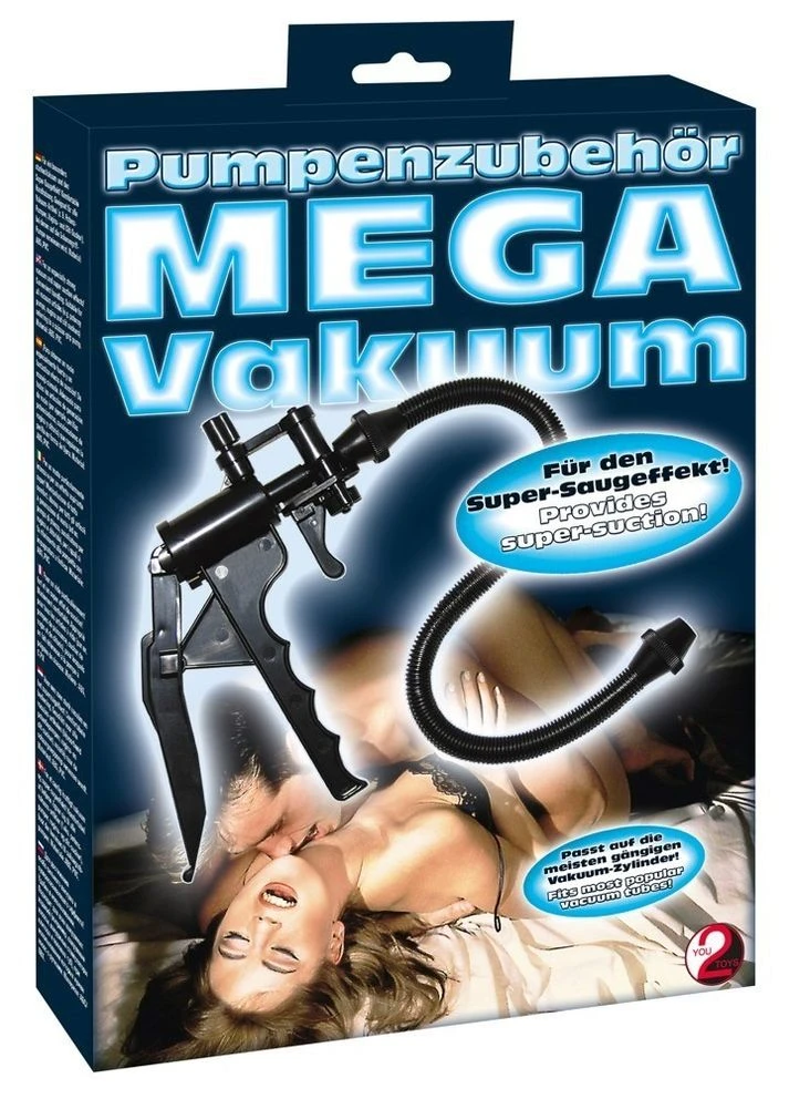 Ручка пистолет для вакуумной помпы черного цвета You2Toys (401482322)