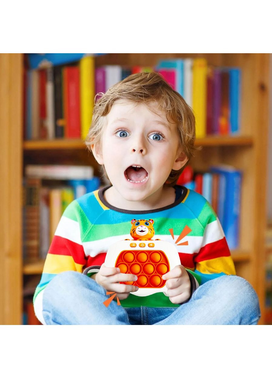 Электронная приставка консоль Quick Push Game приставка игры Pop It Антистресс-тек ток игрушка Tiger No Brand (365721135)