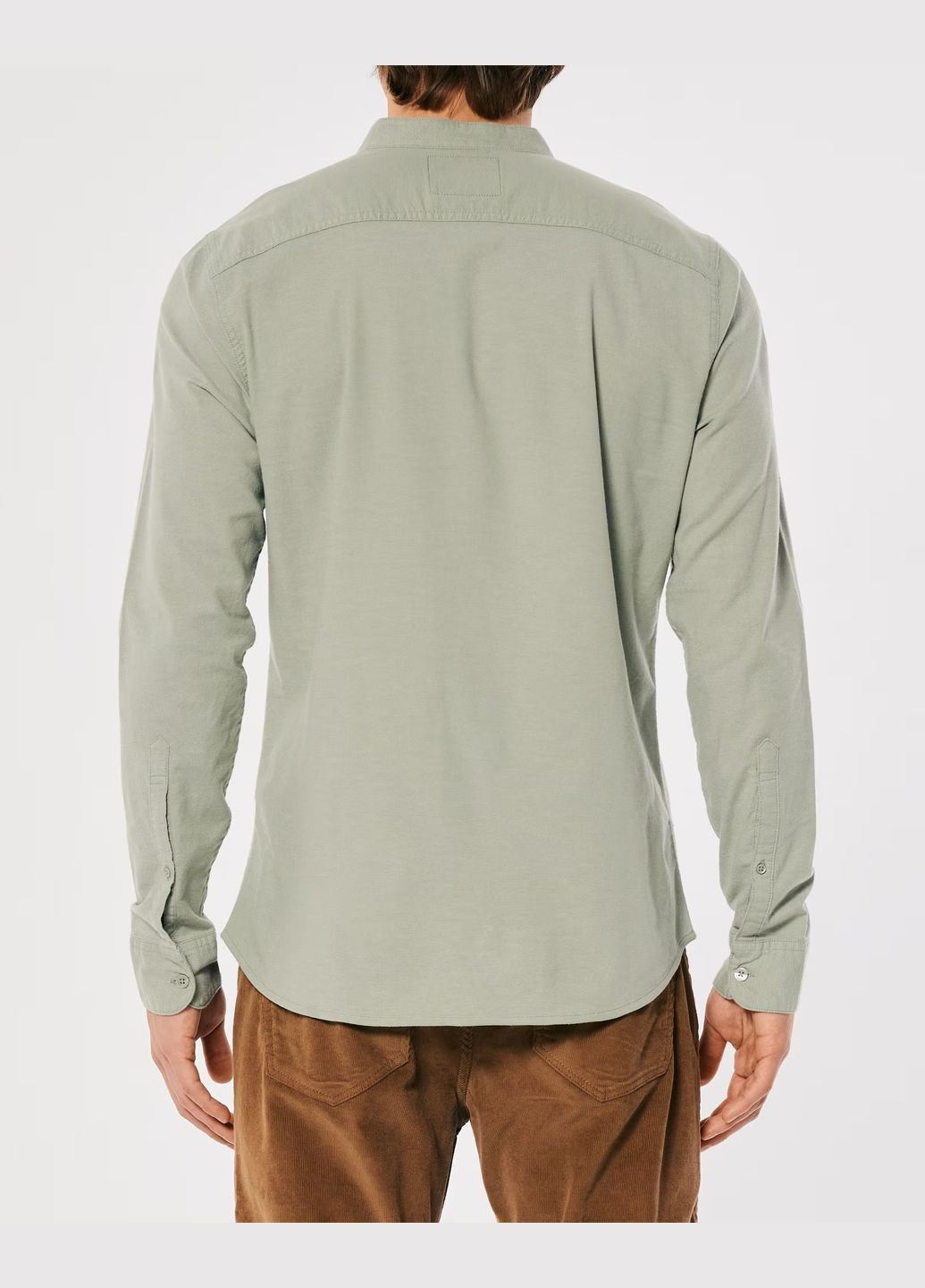 Светло-зеленая рубашка Hollister