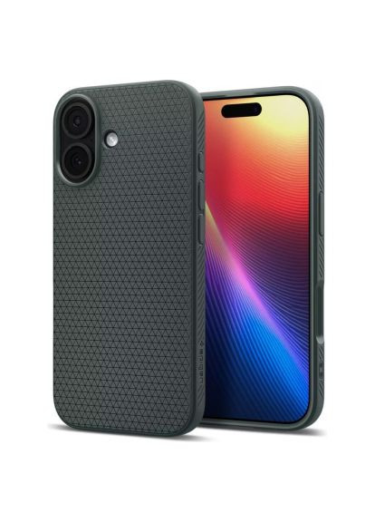 Чохол до мобільного телефона (ACS10371) Spigen Liquid Air iPhone 17 Abyss Green (367032823)
