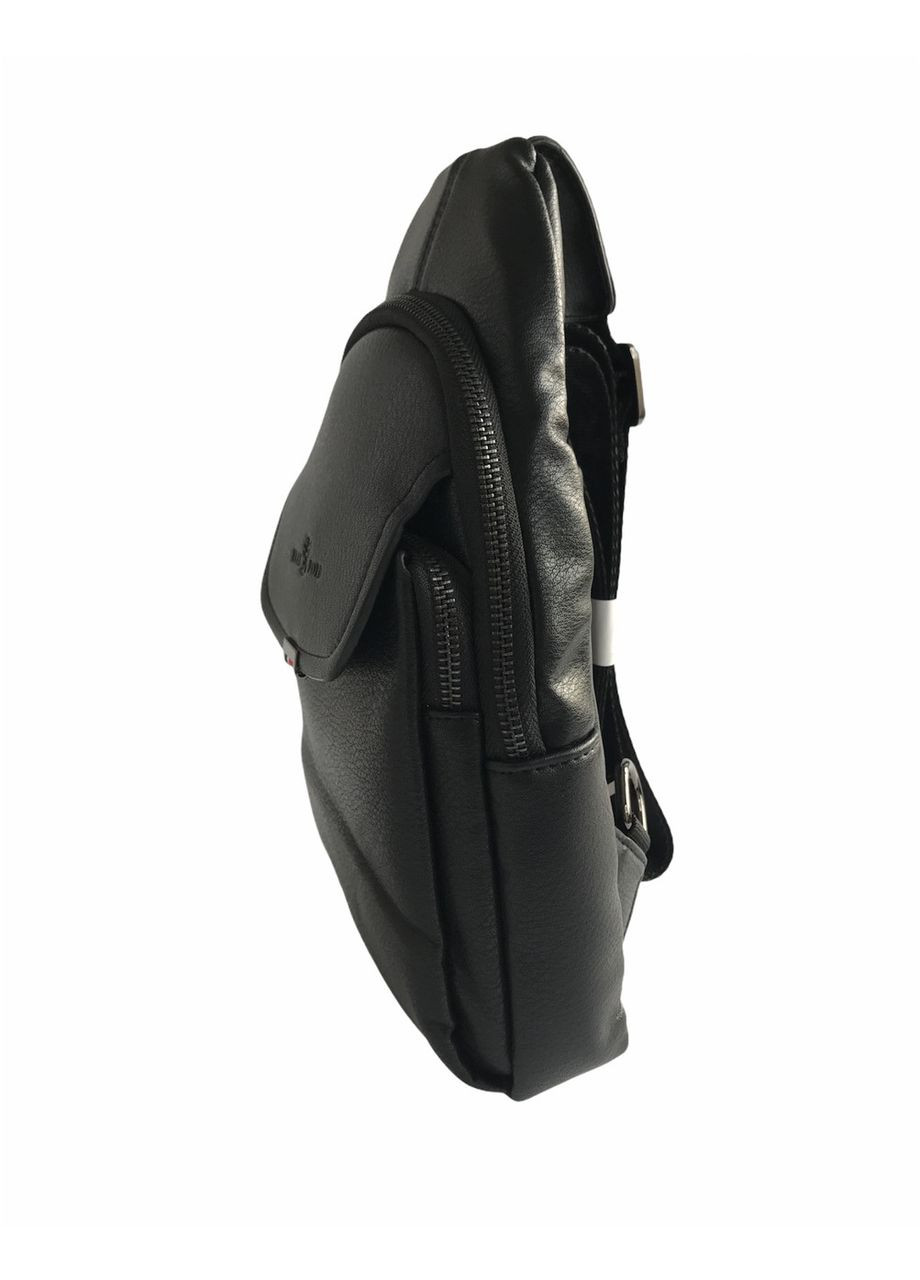 Мужская сумка Bradford из эко-кожи 8935 черная 30х16.5х4 No Brand (371682628)